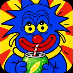 Sproto drinking lemon-lime soda